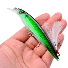 Load image into Gallery viewer, 1PCS Laser Minnow Fishing Lure 11CM 13G pesca hooks fish wobbler tackle crankbait artificial japan hard bait swimbait