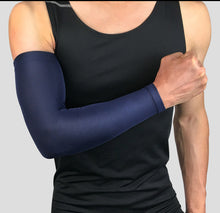 Load image into Gallery viewer, 1Pcs Breathable Quick Dry UV Protection Running Arm Sleeves Basketball Elbow Pad Fitness Armguards Sports Cycling Arm Warmers