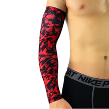 Load image into Gallery viewer, 1Pcs Breathable Quick Dry UV Protection Running Arm Sleeves Basketball Elbow Pad Fitness Armguards Sports Cycling Arm Warmers