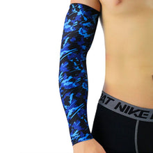 Load image into Gallery viewer, 1Pcs Breathable Quick Dry UV Protection Running Arm Sleeves Basketball Elbow Pad Fitness Armguards Sports Cycling Arm Warmers