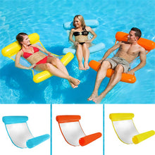 Load image into Gallery viewer, Water hammock recliner inflatable floating Swimming Mattress sea swimming ring Pool Party Toy lounge bed for swimming
