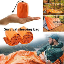 Load image into Gallery viewer, Outdoor Life Bivy Emergency Sleeping Bag Thermal Keep Warm Waterproof Mylar First Aid Emergency Blanke Camping Survival Gear