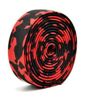 1 Piece Road Bike Bicycle Handlebar tape Camouflage Cycling Handle Belt Cork Wrap with Bar Plugs