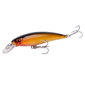 1PCS Laser Minnow Fishing Lure 11CM 13G pesca hooks fish wobbler tackle crankbait artificial japan hard bait swimbait