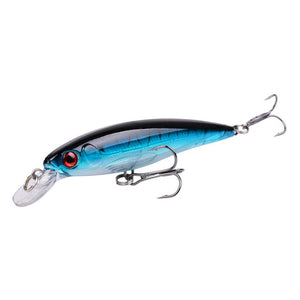 1PCS Laser Minnow Fishing Lure 11CM 13G pesca hooks fish wobbler tackle crankbait artificial japan hard bait swimbait