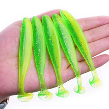 Load image into Gallery viewer, Proleurre Jigging Wobblers Fishing Lure 95mm 75mm 50mm shad T-tail soft bait Aritificial Silicone Lures Bass Pike Fishing Tackle
