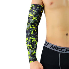 Load image into Gallery viewer, 1Pcs Breathable Quick Dry UV Protection Running Arm Sleeves Basketball Elbow Pad Fitness Armguards Sports Cycling Arm Warmers
