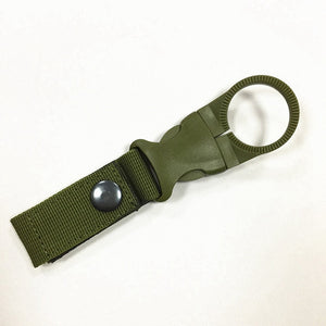 Nylon Molle Webbing Water Bottle Carabiner Belt Backpack Hanger Hook Outdoor Buckle Hook Holder Tool Clip Hunting Accessories