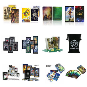 2020 tarot cards oracles deck mysterious divination tarot deck for women girls cards game, board game