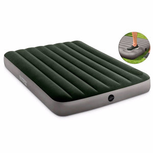 Inflatable mattress bed for home or tourism for swimming with pump for two