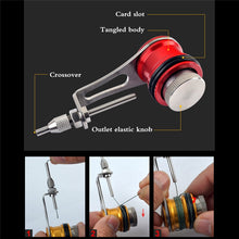 Load image into Gallery viewer, Fishing Bobbin Knotter FG GT RP Line Wire Knotting Tool Cable Connector Fishing Line Winder Assist Knotting Machine
